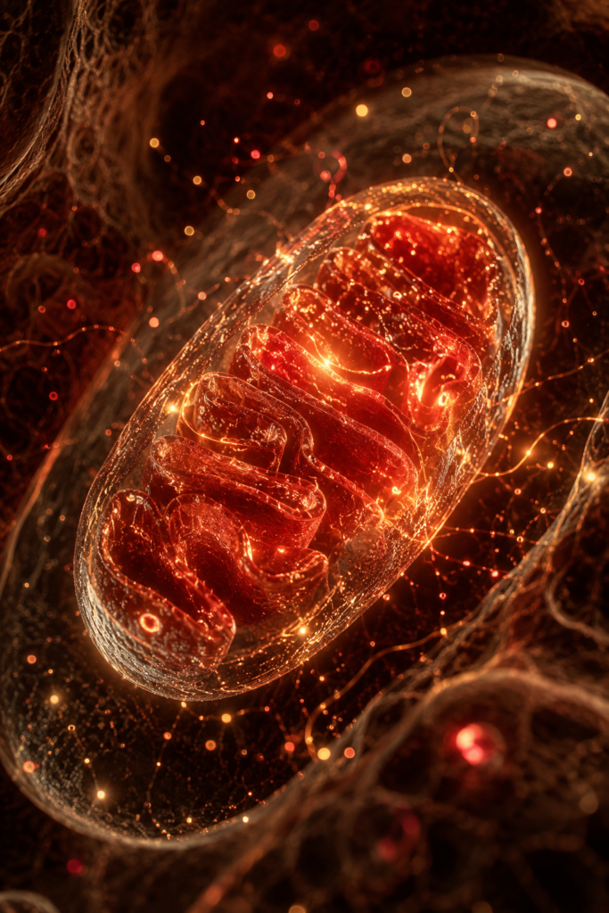 Mitochondrion inside a cell